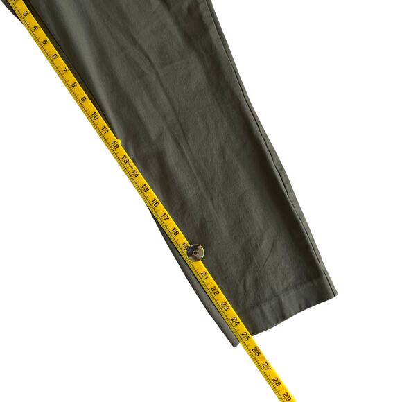 Vineyard Vines Women’s Pants Size 16 Olive Green Stretch Cropped Chino Career - Picture 6 of 6